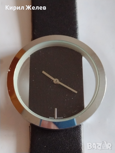 Дамски часовник много красив стилен дизайн с кожена каишка - 26541, снимка 1