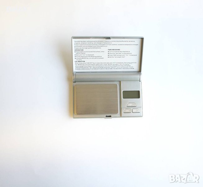 Кантар везна бижутерски с подсветка и капак електронен до 500g, снимка 1