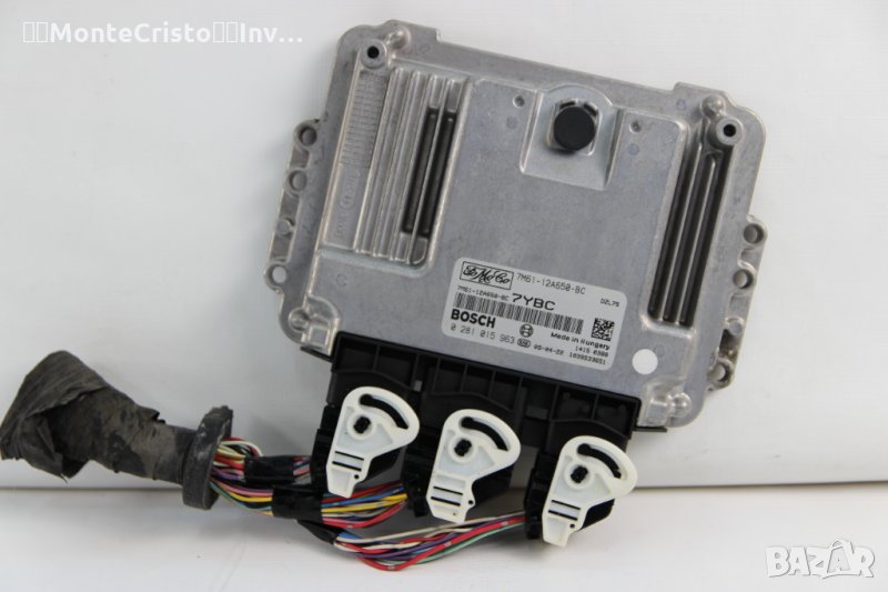 Моторен компютър Mazda 3 (2009-2013г.) 0 281 015 963 / 0281015963 / 7M61-12A650-BC / 7M6112A650BC, снимка 1