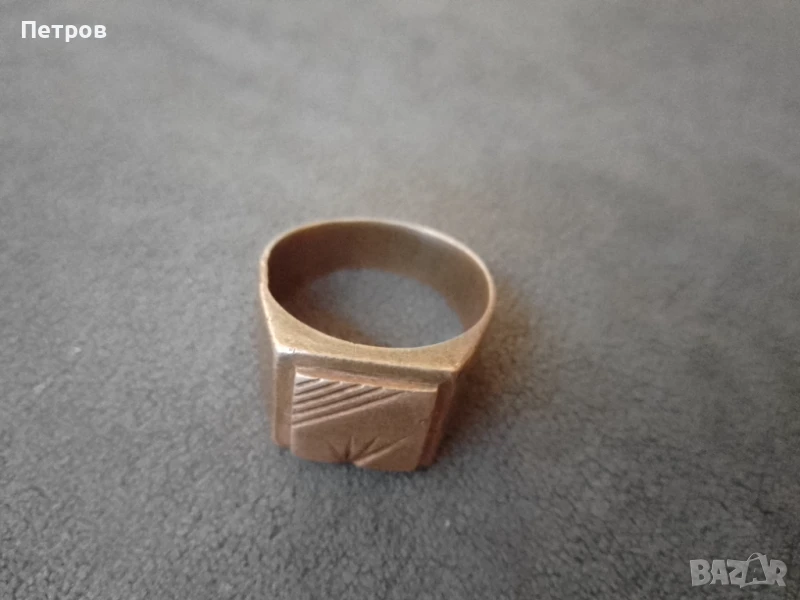 пръстен бронз, снимка 1