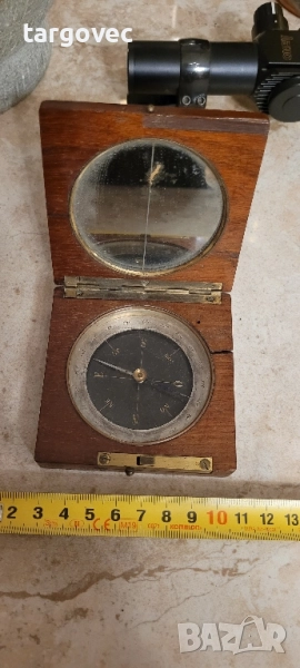 старинен прецизен компас, снимка 1