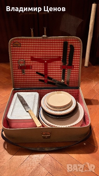Ретро чанта за пикник, снимка 1