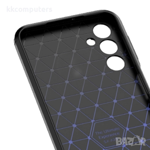 Samsung Galaxy A25 5G Удароустойчив Litchi Skin Калъф и Протектор, снимка 4 - Калъфи, кейсове - 52739400