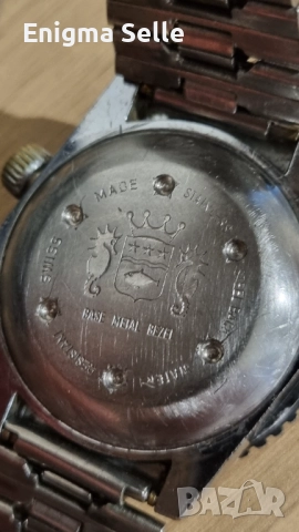 Винтидж автоматичен часовник Sicura Diver с двойна коронка, снимка 4 - Мъжки - 52529199