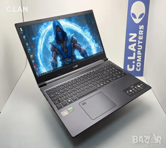 Acer Aspire 7 A715-41G Ryzen 5 3550H/16GB/512SSD/GTX 1650-4GB/FHD/Подсветка
