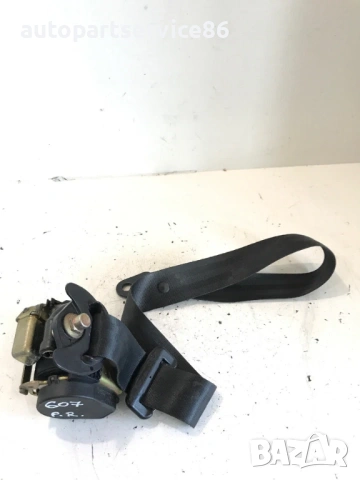 Преден десен предпазен колан за Peugeot 607 2.7 HDi (2007) 040137