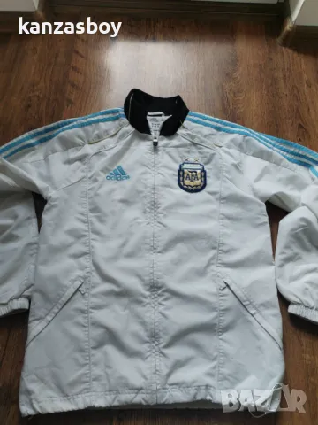 Adidas argentina 2009-10 Track Football Jacket - футболно колекционерско горнище С, снимка 5 - Спортни дрехи, екипи - 49815636