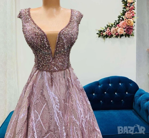 Дизайнерска бална рокля, снимка 3 - Рокли - 53438436