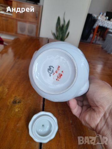 Стара порцеланова кана #14, снимка 6 - Антикварни и старинни предмети - 34404783