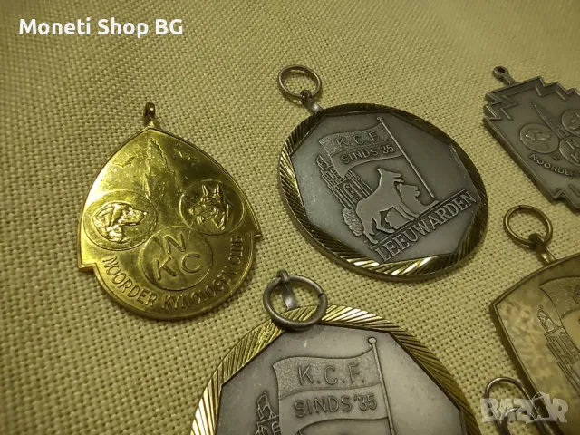 9бр. медали тема Кучета, снимка 5 - Нумизматика и бонистика - 49776984