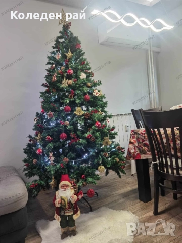 ЕЛХА Горска магия с ТЪНЪК КЛОН, СНЕЖНИ КРАЙЧЕТА, ШИШАРКИ и ПЛОДЧЕТА + подарък, снимка 11 - Декорация за дома - 52344469