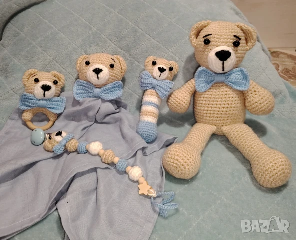 Комплект плетени играчки  , снимка 2 - Плюшени играчки - 51173104