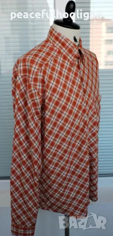 Schoffel - мъжка карирана риза за туризъм  с дълъг ръкав размер XL , снимка 5 - Ризи - 49781441