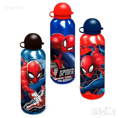 Алуминиева бутилка Spiderman, 500ml, асорти 8435507872560, снимка 1 - Други - 41823668