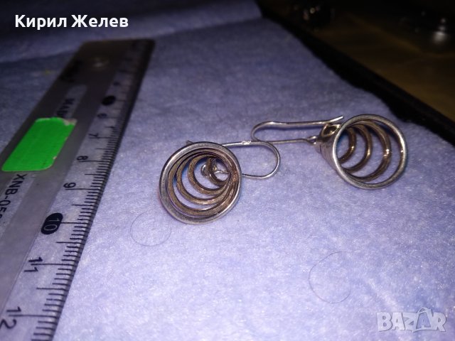ПРЕКРАСНИ СПИРАЛОВИДНИ СРЕБЪРНИ ФЕШЪН - АРТ ОБЕЦИ СРЕБРО 925 ДИЗАЙНЕРСКА ИЗРАБОТКА 34437, снимка 9 - Обеци - 39535592