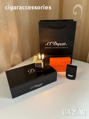 S.T. Dupont Ligne 2 Padron – запалка с два пламъка | Пълен комплект