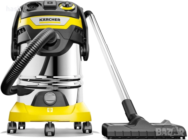 ПРАХОСМУКАЧКА KARCHER WD 6 PS, Сухо/мокро смукачка, снимка 5 - Прахосмукачки - 52676499