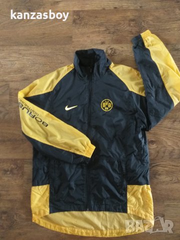 nike vintage borussia dortmund vintage jacket windbreaker - колекционерско ретро горнище, снимка 3 - Спортни дрехи, екипи - 42318664
