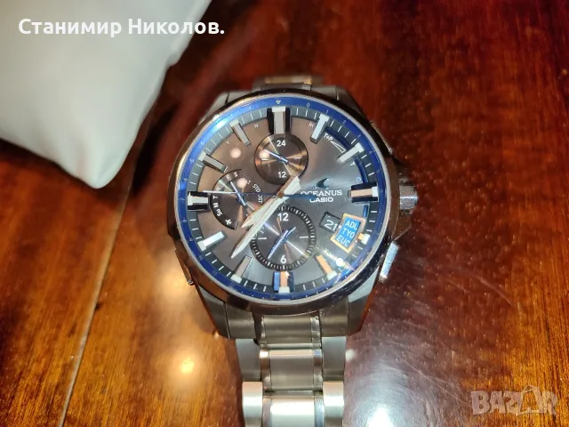 Часовник Casio Oceanus OCW-G2000-1AJF GPS,Bluetooth,Sapphire Cristal., снимка 3 - Мъжки - 55798202