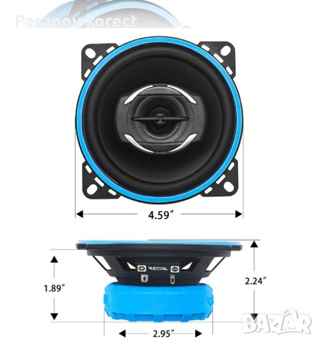 Качествени говорители 10см(тонколони pioneer alpine hertz jbl sony jvc, снимка 8 - Тонколони - 44438882