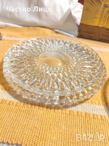 НОВИ! 5 Прекрасни Чинии Duralex + 2 Разкошни Кристални Плата, снимка 2 - Чинии - 41888148