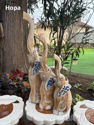 Слонче от дърво