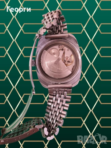 Мъжки ръчен часовник POLJOT с 23 камъка, автоматичен, работещ, снимка 9 - Мъжки - 53061950