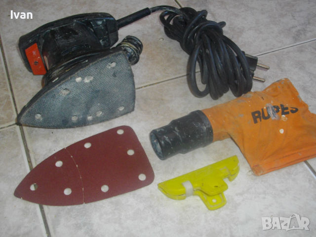 RUPES SL91-Професионален 200 Вата Италиански Виброшлайф-Отличен-С Торба-РУПЕС, снимка 4 - Други инструменти - 36205073