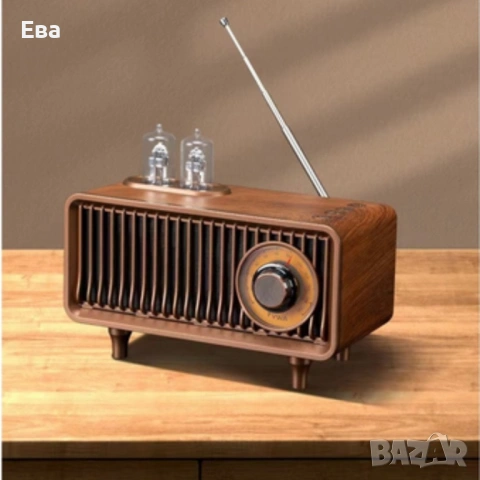 Bluetooth радио колонка AS19 - ретро стил и дизайн, снимка 2 - Bluetooth тонколони - 53447794