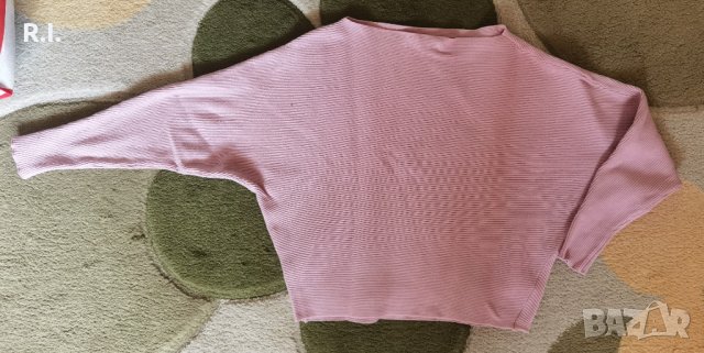 Розова дамска блуза, снимка 2 - Блузи с дълъг ръкав и пуловери - 42386491