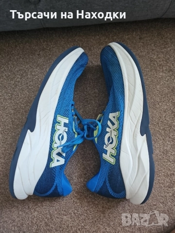 Мъжки маратонки Hoka Rincon 4 Size EU 46 2/3 US 12.5 UK 11.5 blue сини, снимка 2 - Маратонки - 52004433