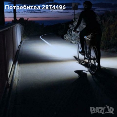 3139 Акумулаторен Фенер за колело със сирена, снимка 5 - Велосипеди - 35800868
