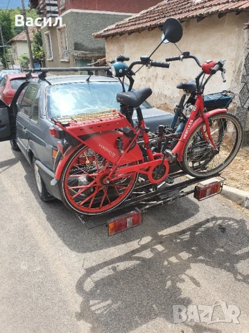 продавам багажник за 2 колелета за теглич