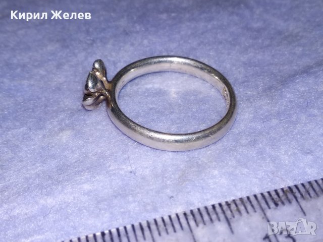 SPINNING Марков ФЛОРАЛЕН НЕЖЕН СРЕБЪРЕН АРТ ПРЪСТЕН СРЕБРО 925 БИЖУТЕРСКА ФИНА РЪЧНА РАБОТАА 38560, снимка 9 - Пръстени - 41741442