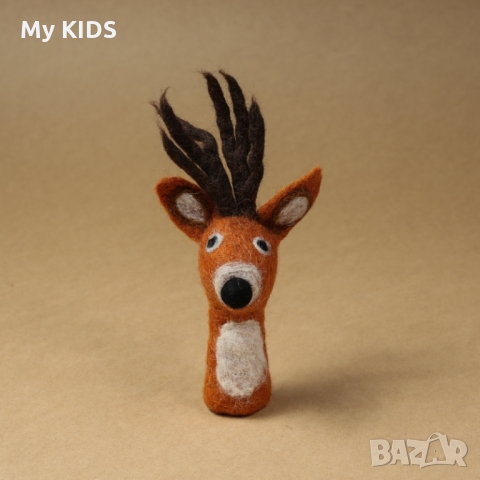 кукла за пръст / театър / ръчна изработка от филц, снимка 2 - Фигурки - 36090900