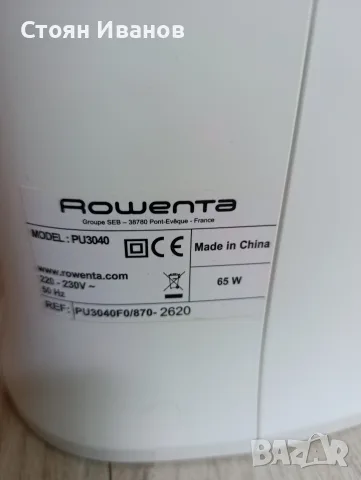 Пречиствател за въздух Rowenra Pure Air PU3040, снимка 10 - Овлажнители и пречистватели за въздух - 55840789