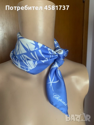 Копринено Фишу на Chopard, снимка 2 - Шалове - 51742459