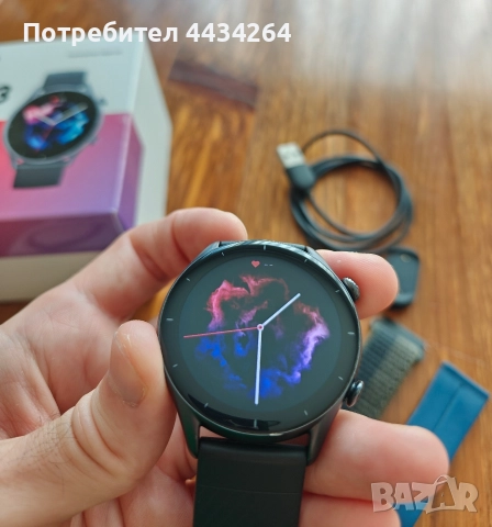 Смарт часовник Amazing GTR 3, снимка 3 - Мъжки - 52729787