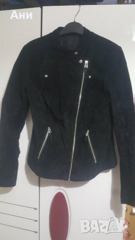 Яке от естествен набук-М размер, снимка 5 - Якета - 34645222