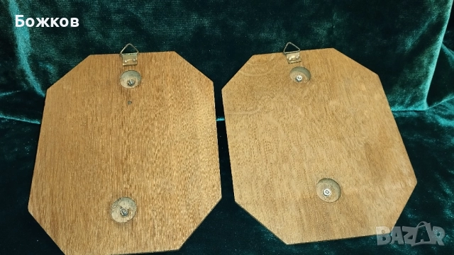 Икона гравюра,, Молещи се ръце ,,месинг, снимка 4 - Антикварни и старинни предмети - 52516840