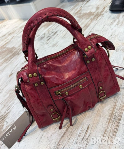 червена чанта Радис, снимка 5 - Чанти - 52961341