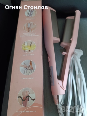 Преса за коса едри къдрици , снимка 2 - Аксесоари за коса - 52977176