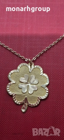 Златна верижка с висулка, снимка 3 - Колиета, медальони, синджири - 52879506