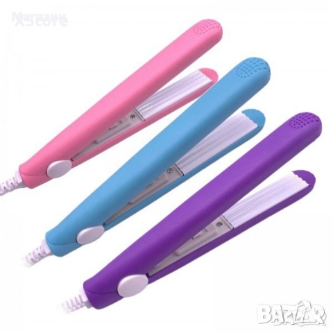 Мини преса за изправяне/накъдряне, снимка 5 - Преси за коса - 52593453