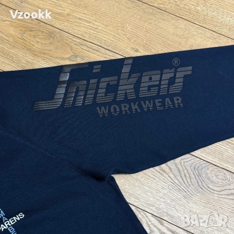 Мъжко работно горнище Snickers Logo | L размер, снимка 3 - Суичъри - 53712761
