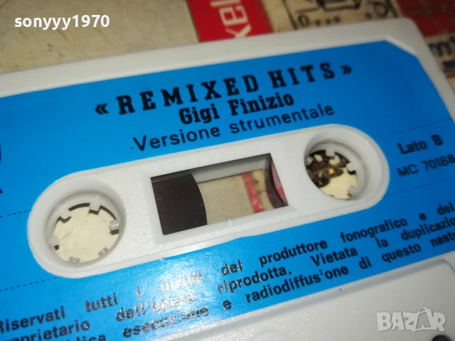 GIGI FINIZIO-ORIGINAL TAPE ВНОС ITALY 1906251201, снимка 6 - Аудио касети - 50722522
