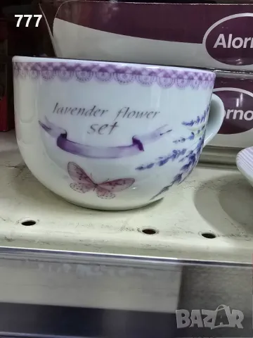 Сервиз за чай лавандула , снимка 2 - Сервизи - 48044341
