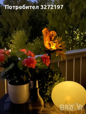 Соларна лампа, LED, Катерица, снимка 3 - Соларни лампи - 41629269