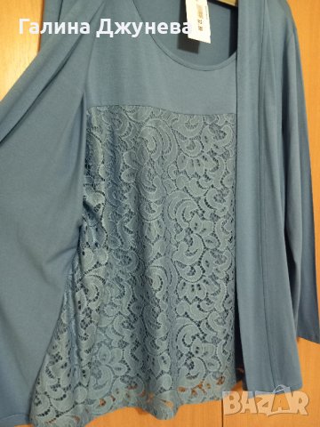 Дамска блуза 2 в 1, снимка 2 - Блузи с дълъг ръкав и пуловери - 39809214
