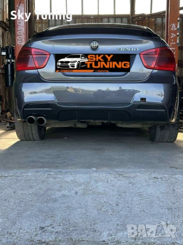 Бмв е90/е91 дифузьор / Добавка за задна броня за М Техник / Bmw e90, снимка 2 - Аксесоари и консумативи - 51811054